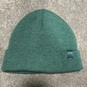 Element Beanie • Teal Green Knit Cuffed Hat • Unisex One Size
